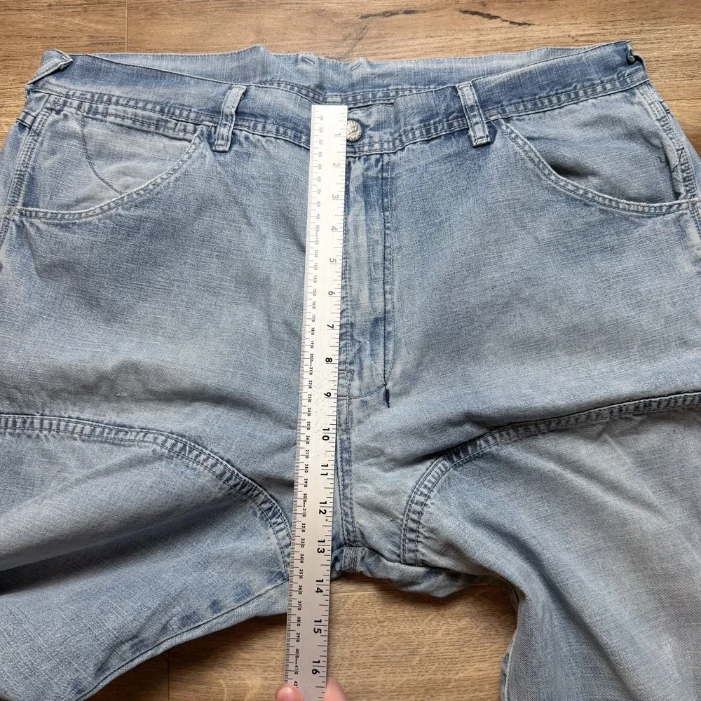 Diesel Carpenter Jeans Men 38x34 Blue Relaxed Straight Leg Double Knee Work Y2K - Picture 11 of 14